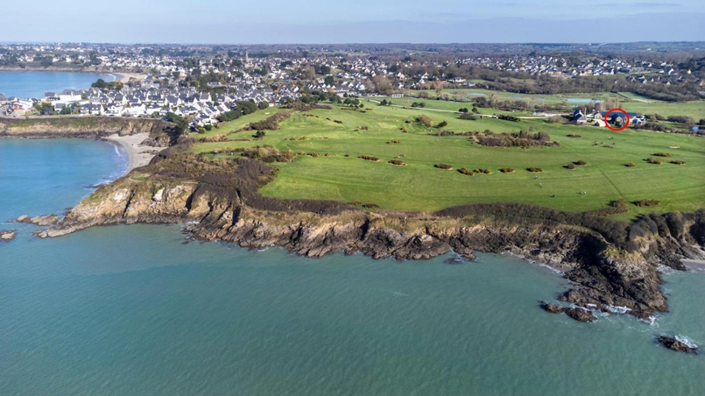 La Ferme Du Golf, Gite Atypique Et Artistique Lancieux Eksteriør billede